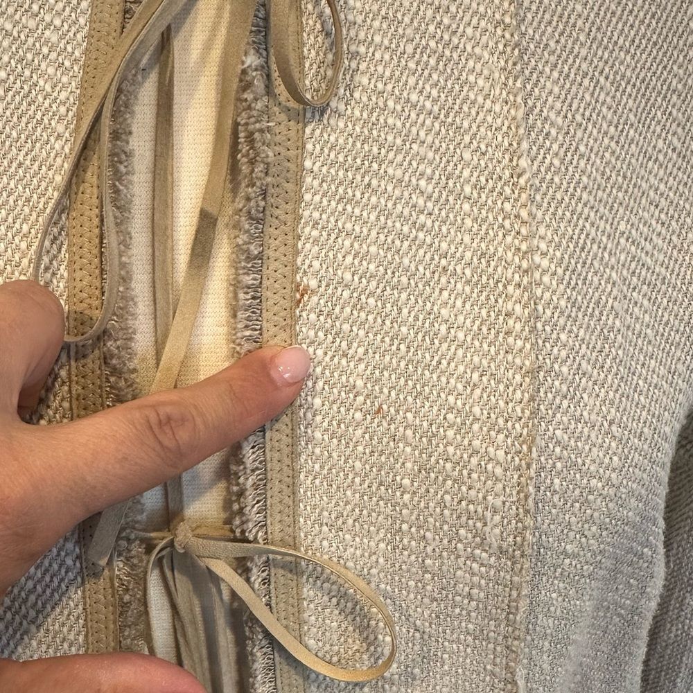 Elie Tahari Linen Cotton Jacket Women's Size Small P - Picture 9 of 9